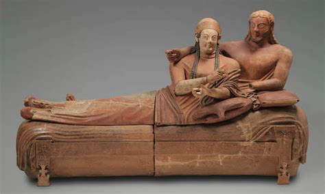 Die Sarcophagus of the Spouses - Ein Meisterwerk der Vergänglichkeit und des Steins!